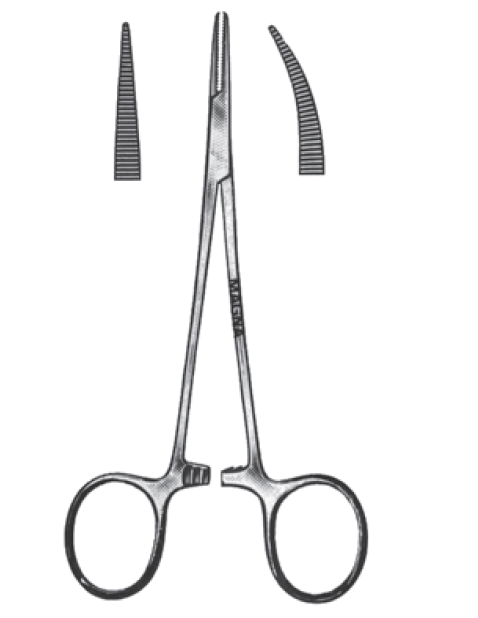Halstead Mosquito Forceps, Curved 5"