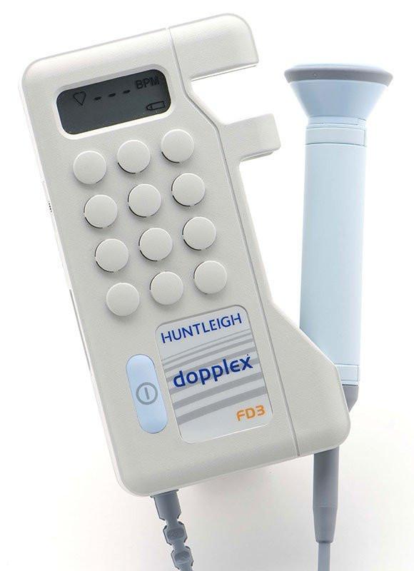 Huntleigh FD3 + Waterproof Fetal Heart Rate Display Doppler