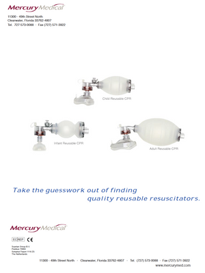 Mercury Infant Resuscitator - Disposable-CLASS 2-Birth Supplies Canada