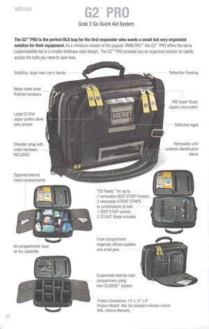 Meret G2™ PRO X Grab 2 Go Bag ~ Home Visit Bag-Bags & Storage-Birth Supplies Canada