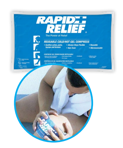Rapid Relief® Cold/Hot Gel Compress with Form-Fit Gel