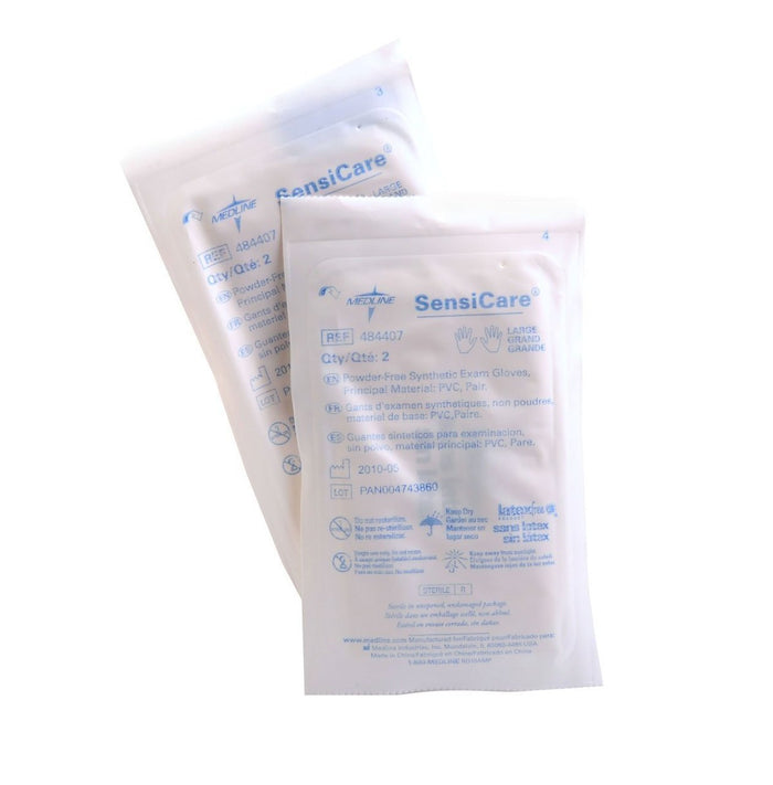 Sensicare Sterile Exam Gloves, Latex Free, Powder free - PAIRS