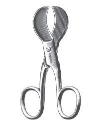 Umbilical Scissor, 10cm-CLASS 1-Birth Supplies Canada