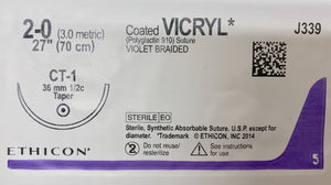 Vicryl Sutures 2.0 (Met 3.0)-CLASS 3-Birth Supplies Canada